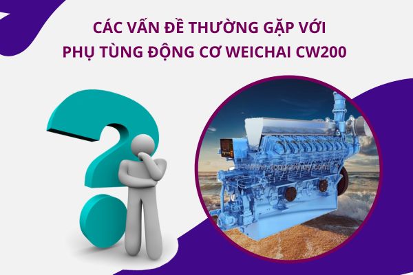 Các vấn đề thường gặp với phụ tùng động cơ hàng hải Weichai CW200